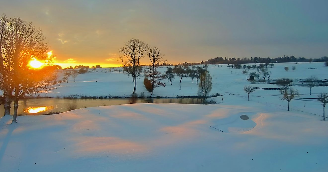 Geschlossene Schneedecke